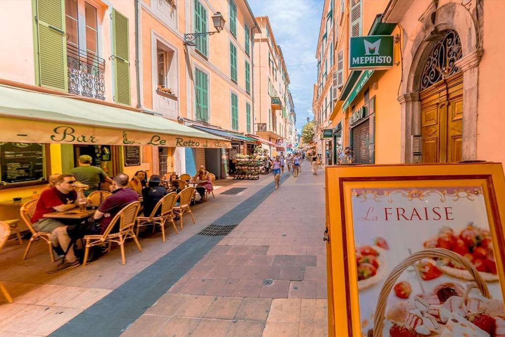 Le Landelle - Centre- Climatisation -Proche Gare Sncf Apartman Menton Kültér fotó